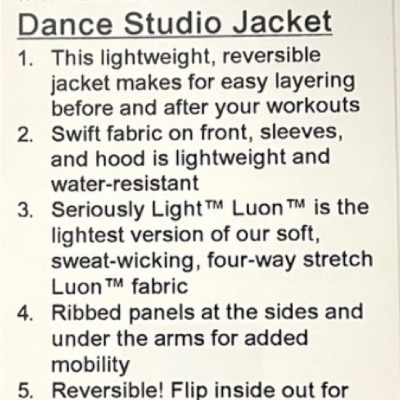 Lululemon jacket - Picture 9 of 9